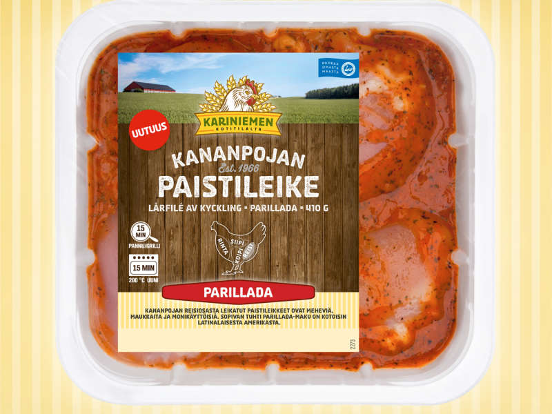 Kariniemen Kananpojan Paistileike parillada Kariniemen Kananpojan Paistileike parillada