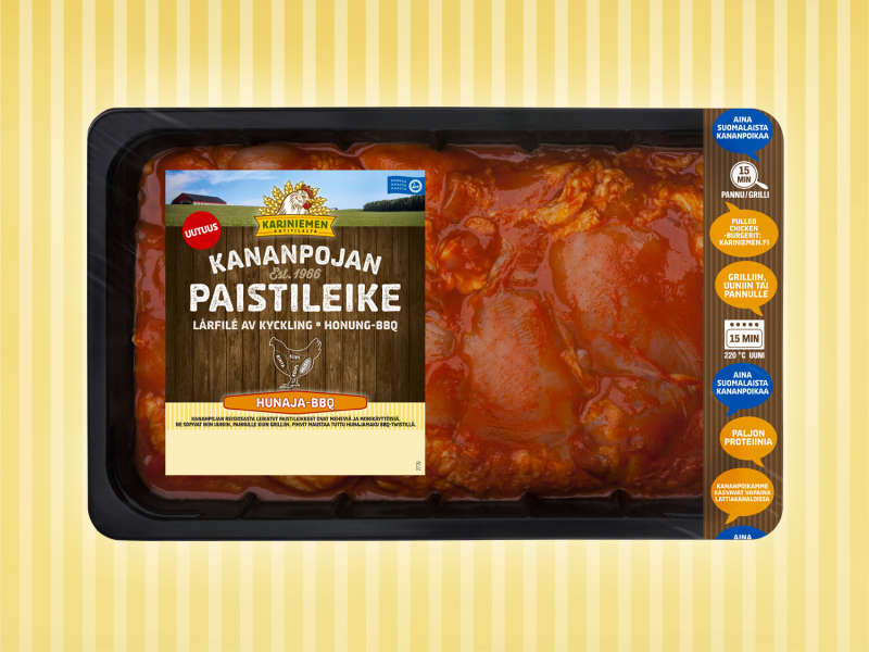 Kariniemen Kananpojan Paistileike hunaja-bbq Kariniemen Kananpojan Paistileike hunaja-bbq