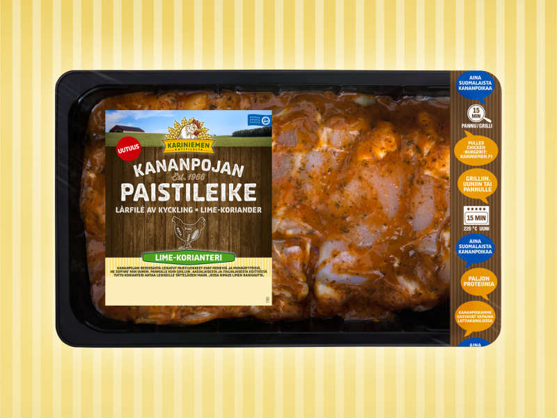 Kariniemen Kananpojan Paistileike lime-korianteri Kariniemen Kananpojan Paistileike lime-korianteri