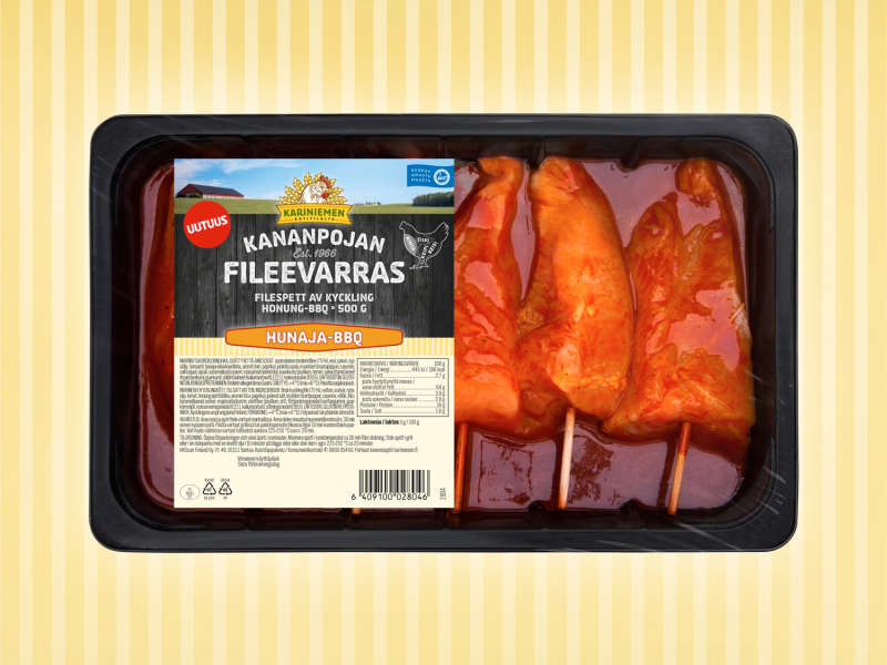 Kariniemen Kananpojan Fileevarras Hunaja-BBQ Kariniemen Kananpojan Fileevarras Hunaja-BBQ