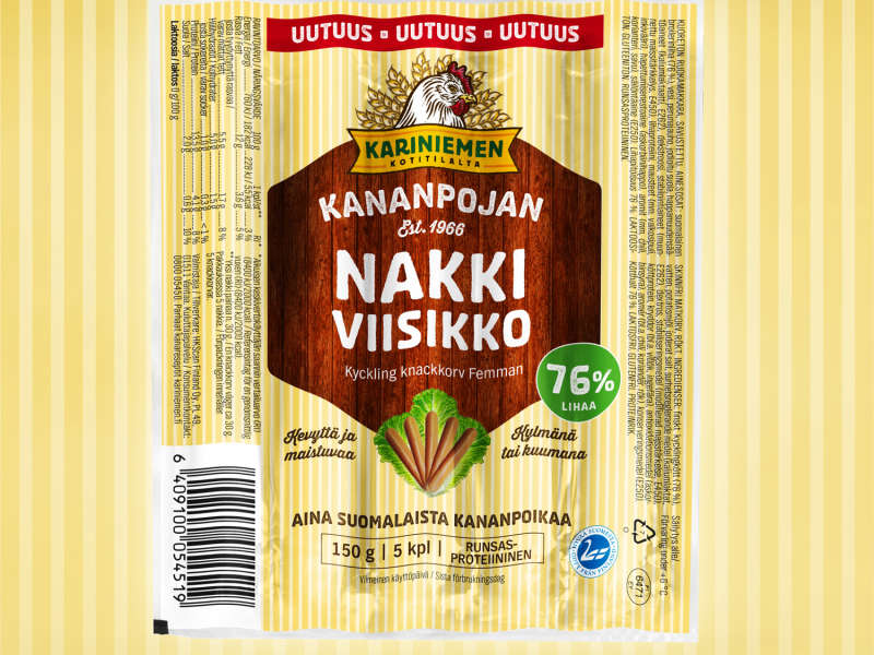 Kariniemen Kananpojan Nakki viisikko Kariniemen Kananpojan Nakki viisikko