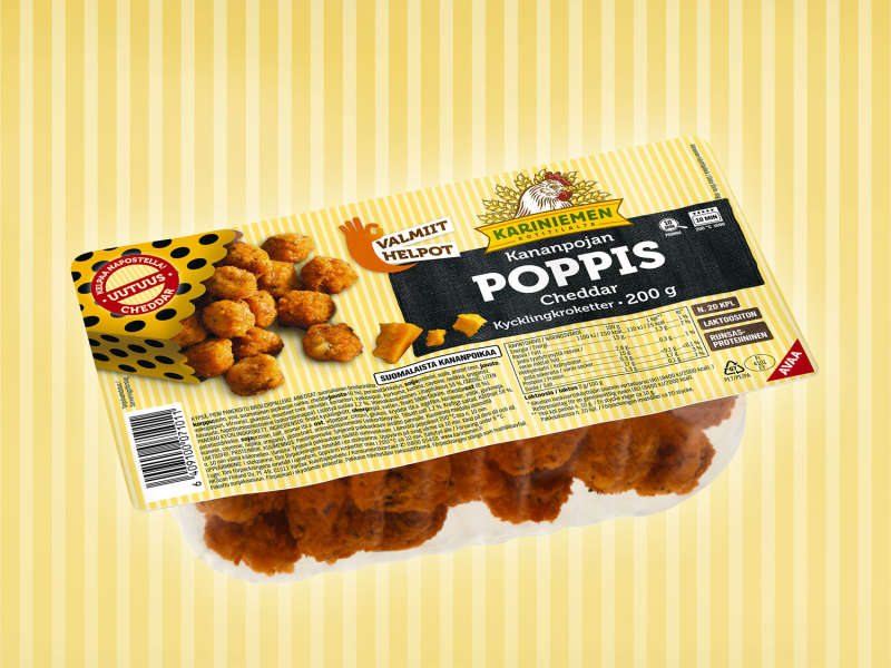Kariniemen Kananpojan Poppis Cheddar Kariniemen Kananpojan Poppis Cheddar