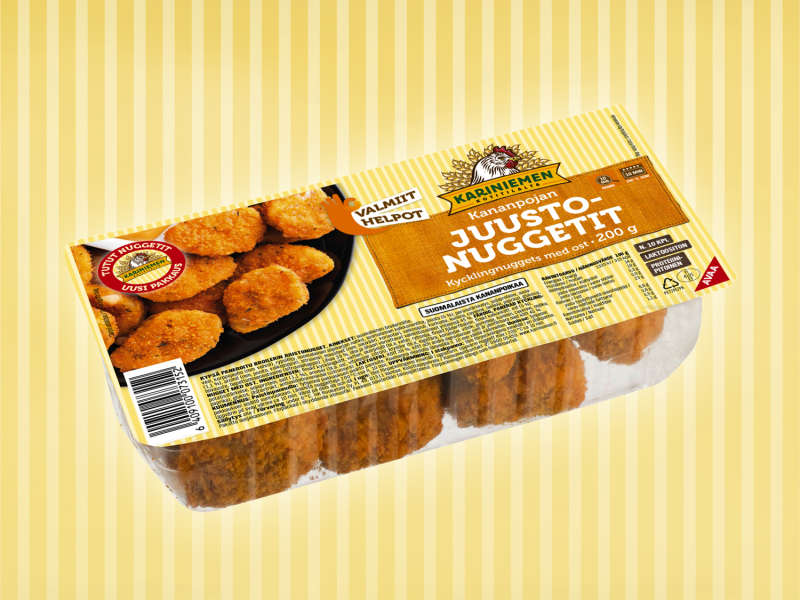Kariniemen Kananpojan Juustonuggetit Kariniemen Kananpojan Juustonuggetit