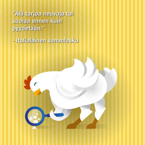 Paljon kanaa, vähän suolaa