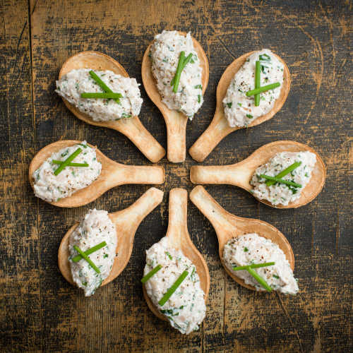 Kana-vuohenjuusto crostinit