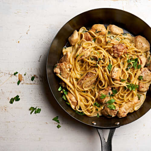 Pasta Alfredo Kariniemen tapaan