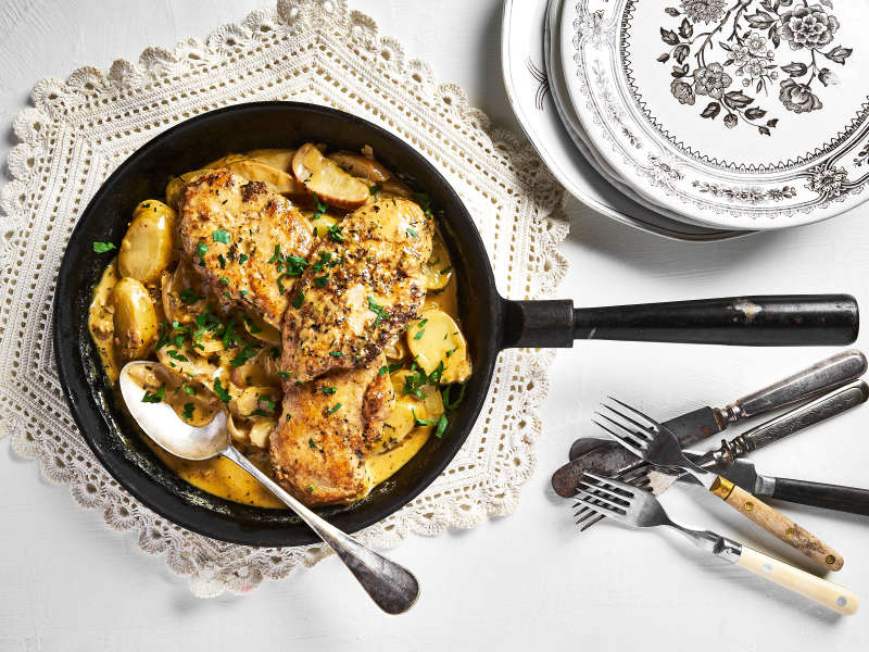 Normandian one pot siiderikana