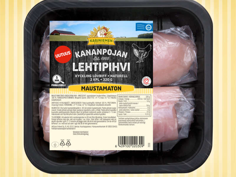 Kariniemen Kananpojan Lehtipihvi Kariniemen Kananpojan Lehtipihvi