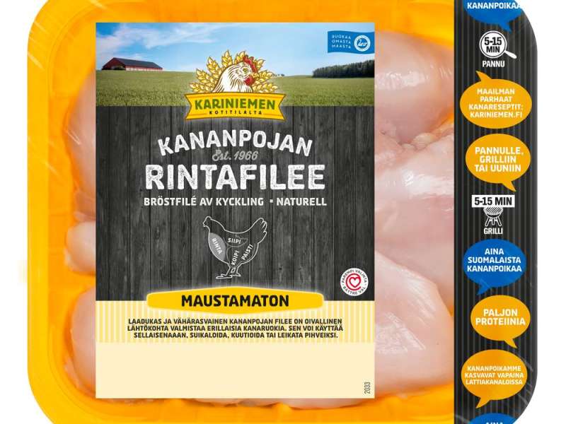 Kariniemen Kananpojan Rintafilee maustamaton Kariniemen Kananpojan Rintafilee maustamaton