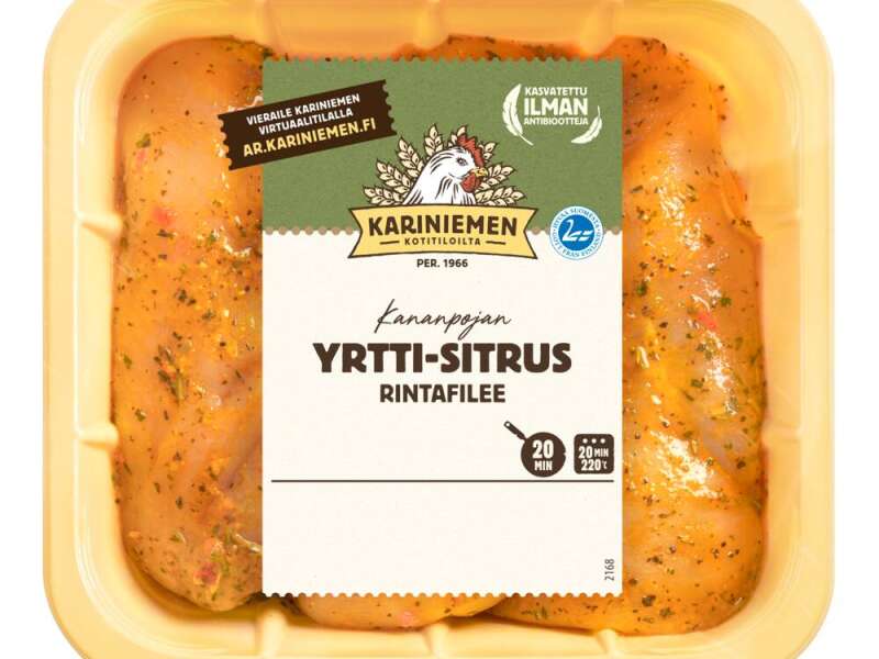 Kariniemen Kananpojan rintafilee yrtti-sitrus Kariniemen Kananpojan rintafilee yrtti-sitrus