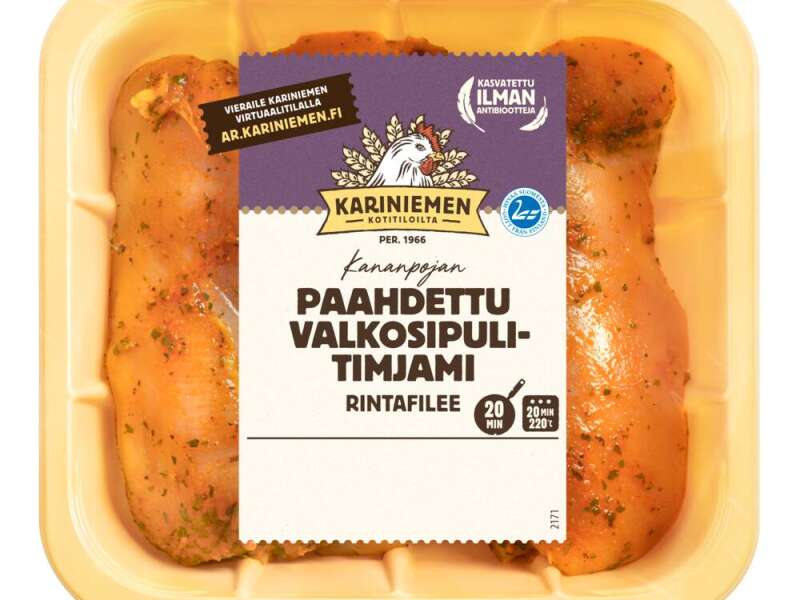 Kariniemen Kananpojan rintafilee paahdettu valkosipuli-timjami Kariniemen Kananpojan rintafilee paahdettu valkosipuli-timjami