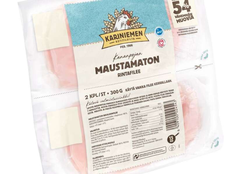 Kariniemen Kananpojan Rintafilee maustamaton Kariniemen Kananpojan Rintafilee maustamaton