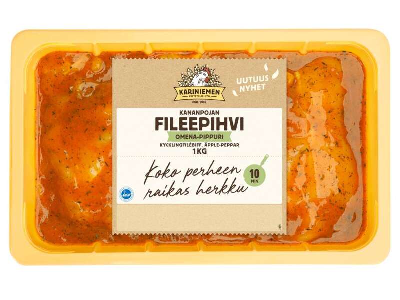Kariniemen Kananpojan Fileepihvi Omena-Pippuri Kariniemen Kananpojan Fileepihvi Omena-Pippuri