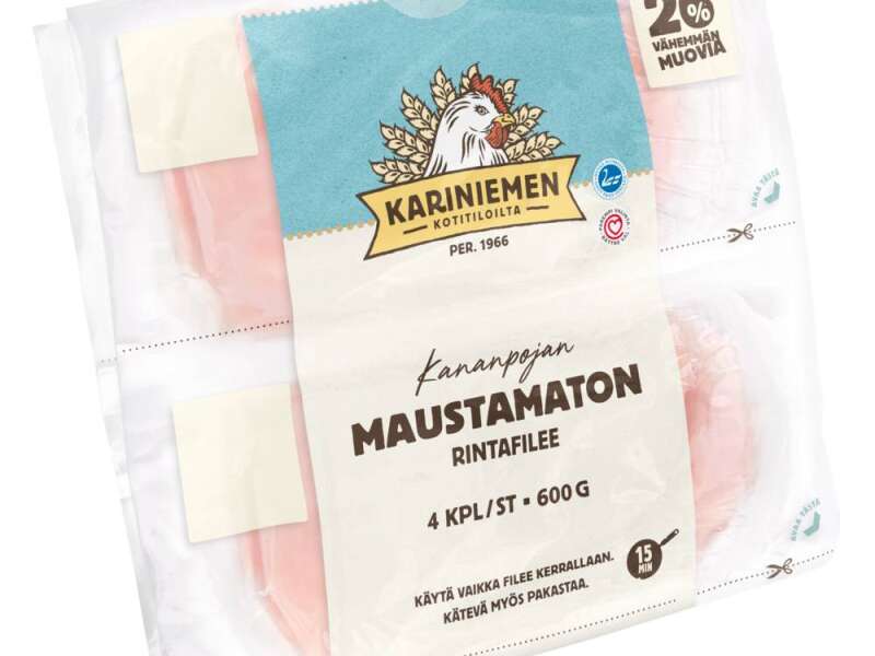 Kariniemen Kananpojan rintafilee maustamaton Kariniemen Kananpojan rintafilee maustamaton