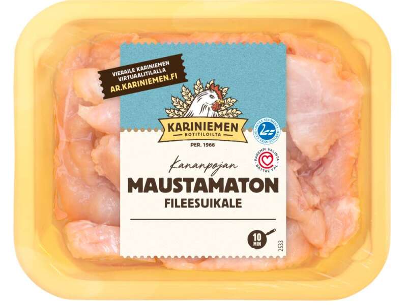 Kariniemen Kananpojan Fileesuikale maustamaton Kariniemen Kananpojan Fileesuikale maustamaton