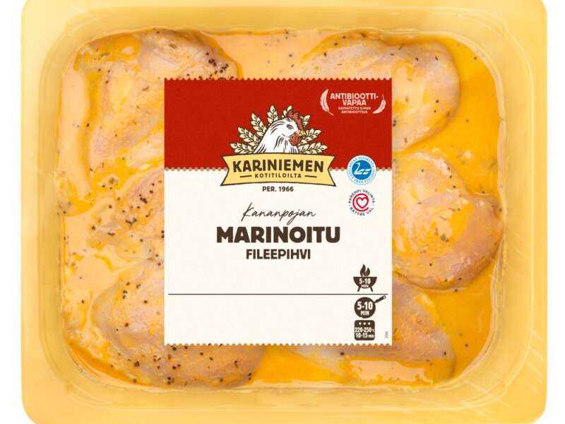 Kariniemen Kananpojan fileepihvi marinoitu Kariniemen Kananpojan fileepihvi marinoitu