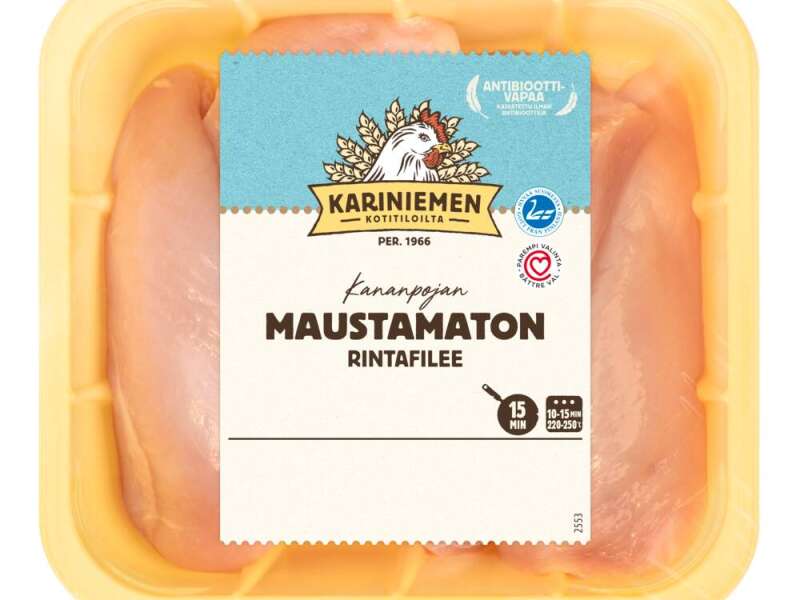 Kariniemen Kananpojan rintafilee maustamaton Kariniemen Kananpojan rintafilee maustamaton