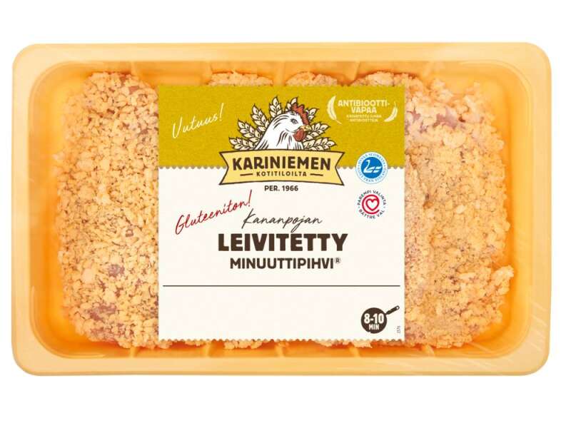 Kariniemen Kananpojan Minuuttipihvi® leivitetty Kariniemen Kananpojan Minuuttipihvi® leivitetty
