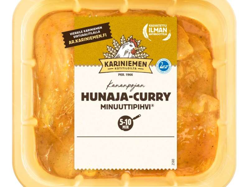 Kariniemen Kananpojan Minuuttipihvi hunaja-curry Kariniemen Kananpojan Minuuttipihvi hunaja-curry