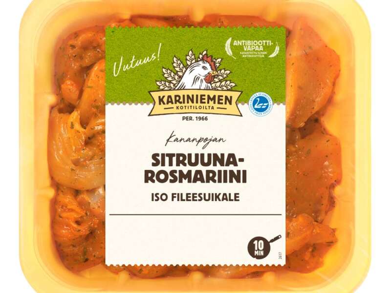 Kariniemen Kananpojan Iso fileesuikale sitruuna-rosmariini Kariniemen Kananpojan Iso fileesuikale sitruuna-rosmariini