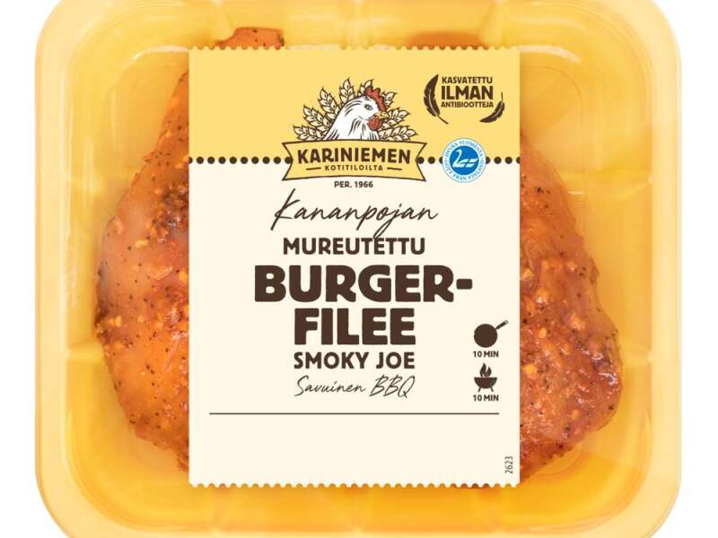 Kariniemen Kananpojan Burgerfilee Smoky Joe Kariniemen Kananpojan Burgerfilee Smoky Joe