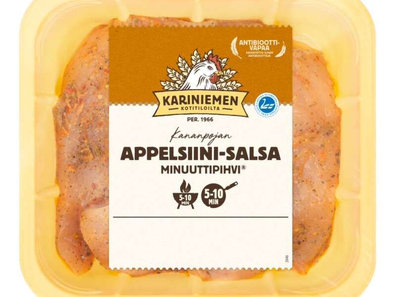 Kariniemen Kananpojan Minuuttipihvi® Appelsiini-salsa Kariniemen Kananpojan Minuuttipihvi® Appelsiini-salsa