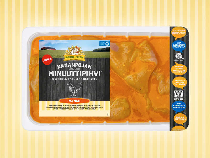 Kariniemen Kananpojan Minuuttipihvi® mango Kariniemen Kananpojan Minuuttipihvi® mango
