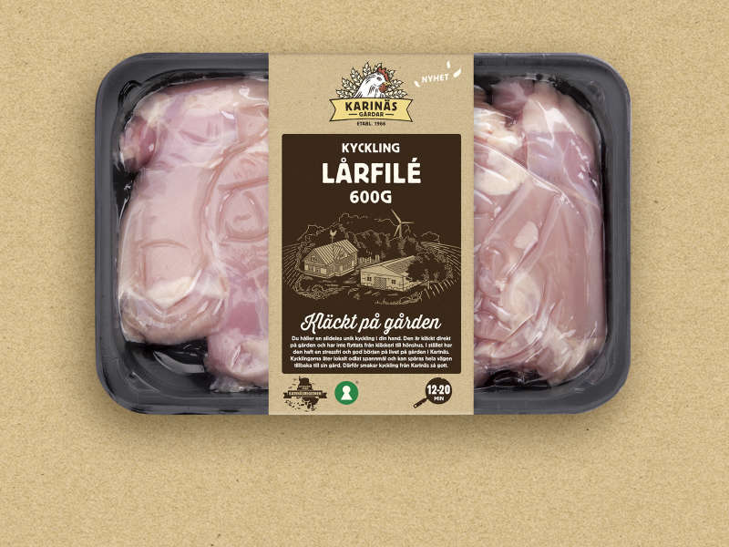 Kycklinglårfilé Kläckt på gården Kycklinglårfilé Kläckt på gården