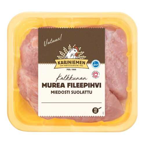 Kariniemen Kalkkunan Fileepihvi miedosti suolattu