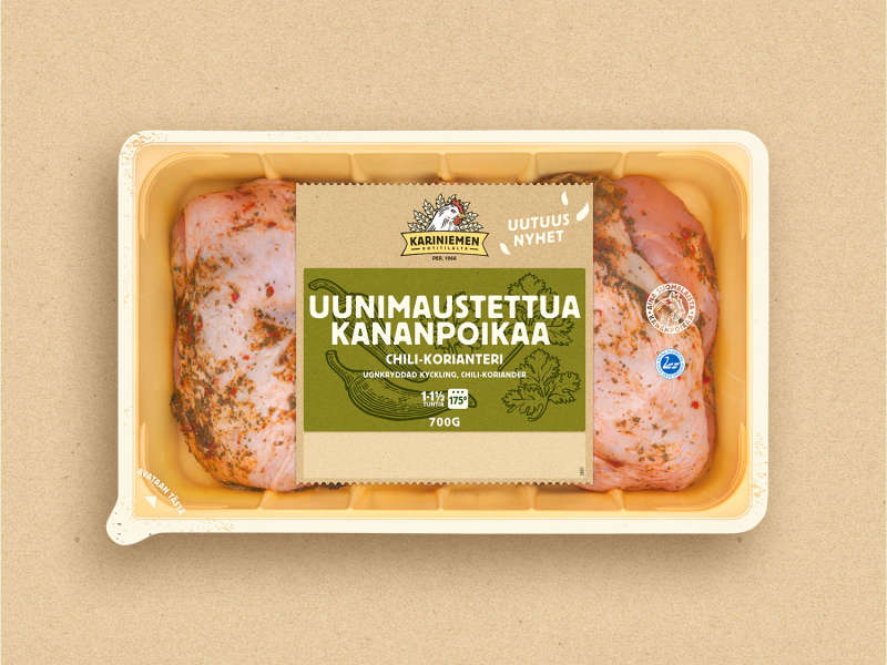 Kariniemen Uunimaustettua Kananpoikaa chili-korianteri Kariniemen Uunimaustettua Kananpoikaa chili-korianteri