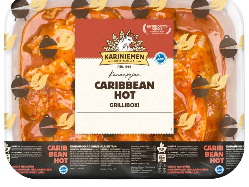 Kariniemen Kananpojan Grilliboxi Caribbean Hot Kariniemen Kananpojan Grilliboxi Caribbean Hot