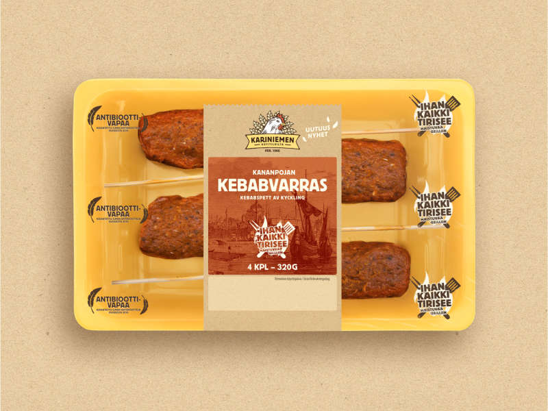 Kariniemen Kananpojan kebabvarras Kariniemen Kananpojan kebabvarras