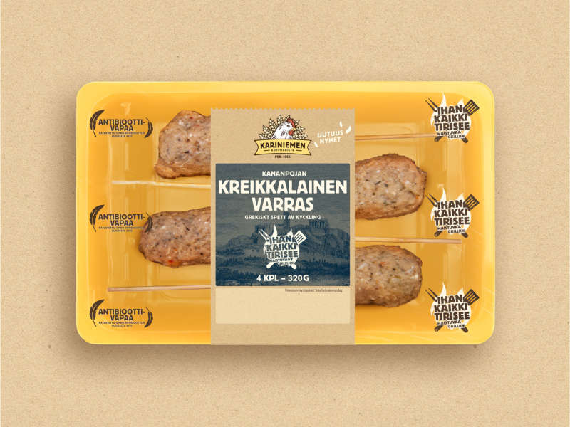Kariniemen Kananpojan kreikkalainen varras Kariniemen Kananpojan kreikkalainen varras