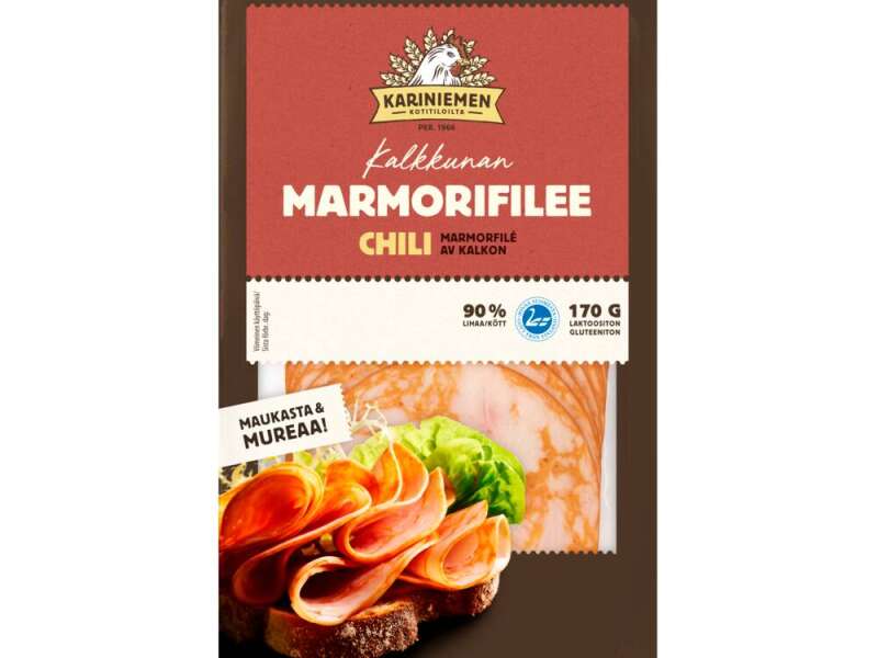 Kariniemen Kalkkunan Marmorifilee chili Kariniemen Kalkkunan Marmorifilee chili