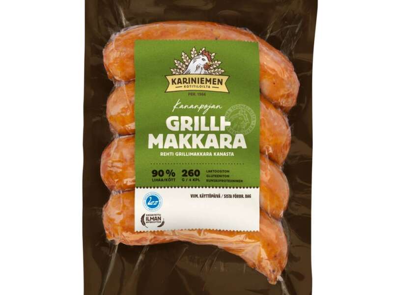 Kariniemen Kananpojan grillimakkara Kariniemen Kananpojan grillimakkara