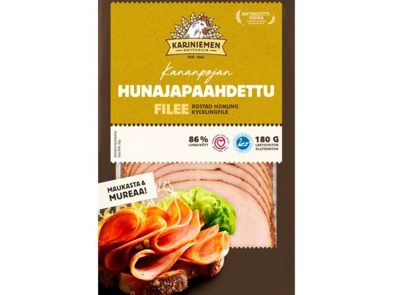 Kariniemen Kananpojan Hunajapaahdettu filee Kariniemen Kananpojan Hunajapaahdettu filee