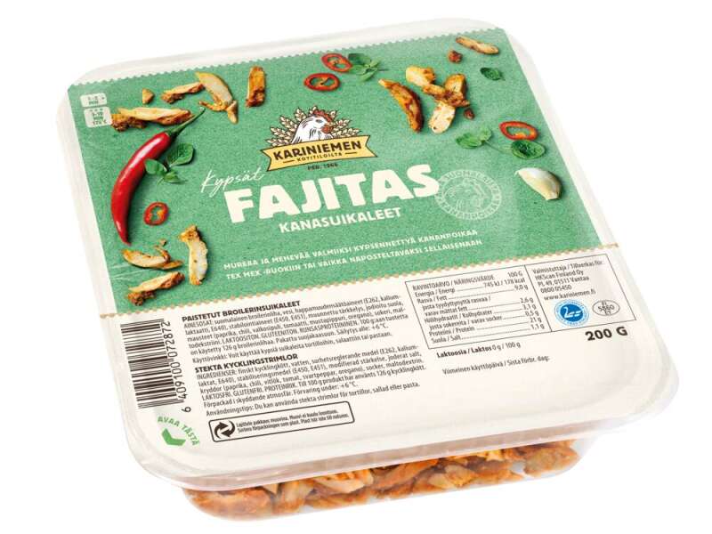Kariniemen Kananpojan Fajitas suikale Kariniemen Kananpojan Fajitas suikale